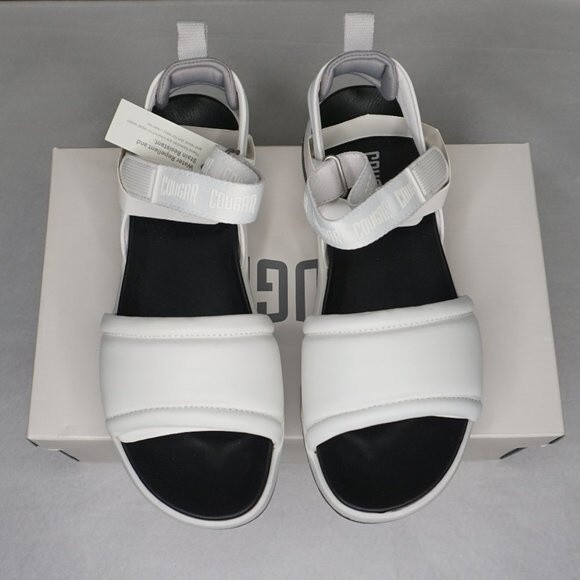 Cougar Leona White Leather Sport Sandals Size 10 NWT - Picture 8 of 10